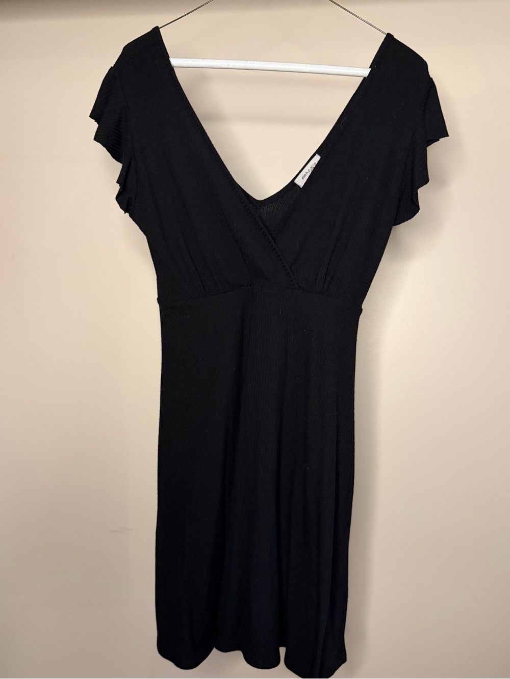 Classic Black V-Neck Women’s Dress